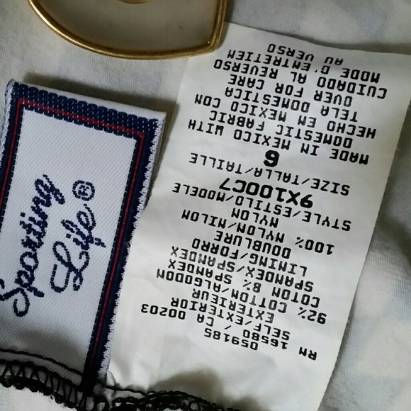 Sporting Life Black & White Kaleidoscopic swimsuit - Picture 3 of 4